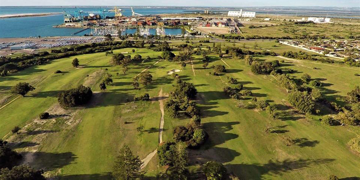 Aerial View of North Haven Golf Course, Outer Habour, South Australia